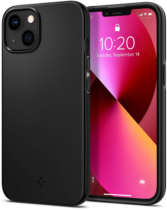 Купить Чехол-накладка Чехол Spigen Thin Fit (ACS04788) для iPhone 14 (Black) 1207422